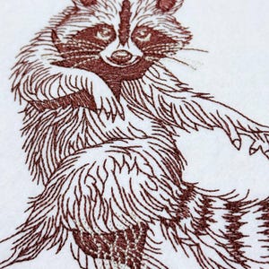I'm Not A Hot Mess Raccoon Funny Saying Embroidery Pattern Instant Download