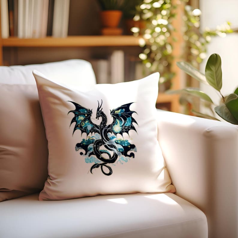 Mythical Dragon Embroidery File