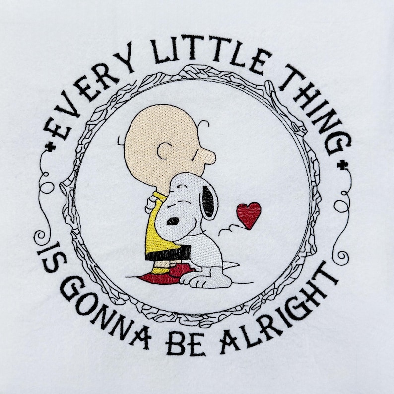 Snoopy Pattern Embroidery
