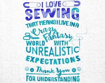 I Love Sewing Quote Embroidery Design Sewing Sayings Embroidery Pattern Sewing Lover Embroidery Sewing Quilt Pattern Sewing Embroidery File