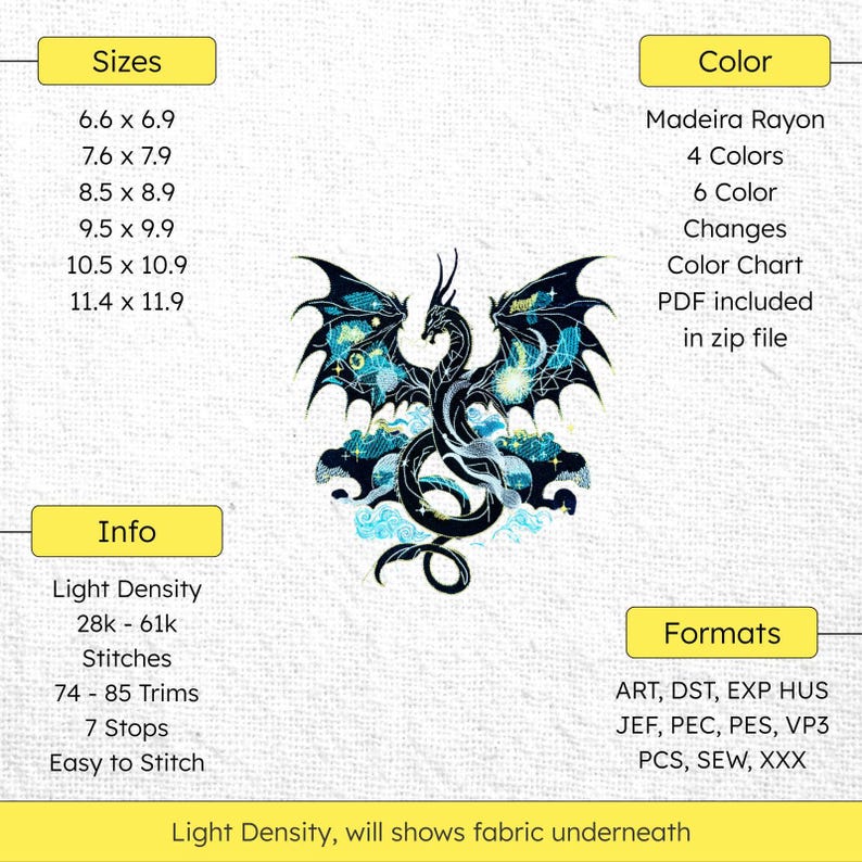 Celestial Creature Embroidery