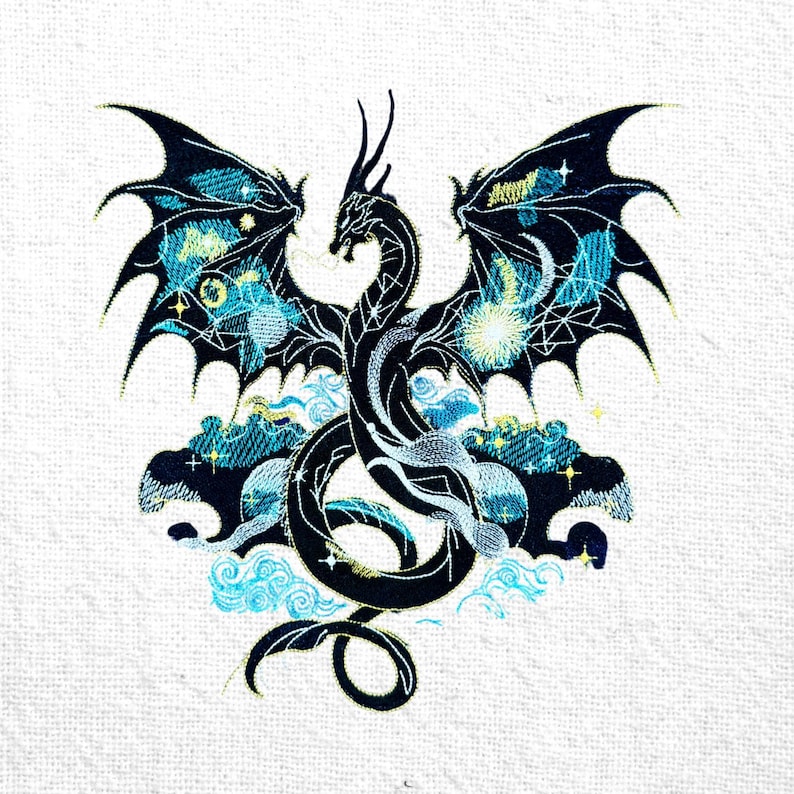 Celestial Creature Machine Embroidery File