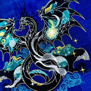 Fantasy Dragon Embroidery File