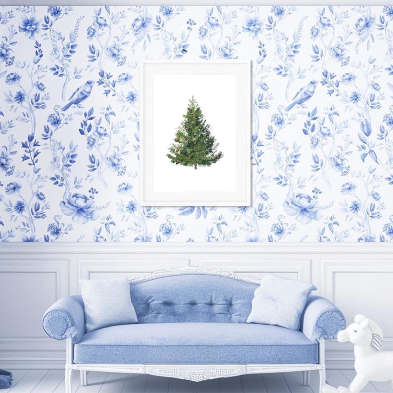 Winter Tree Pattern Machine Embroidery Design