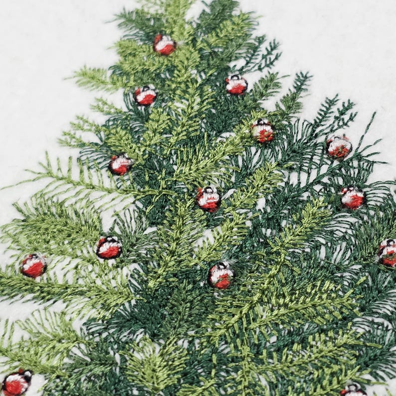 Xmas Tree pattern Embroidery Design