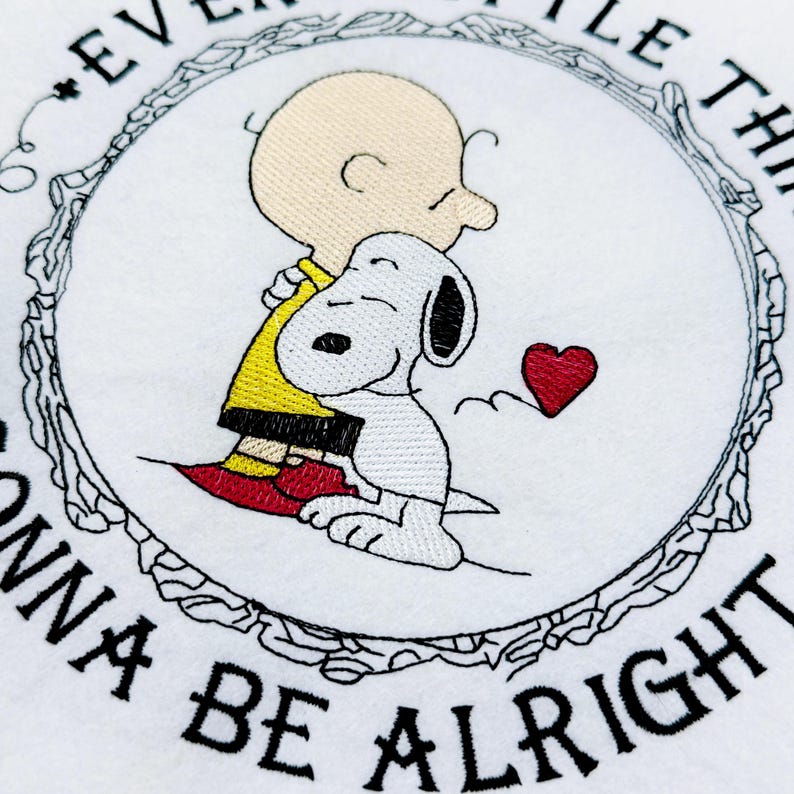 Funny Snoopy Designs Embroidery