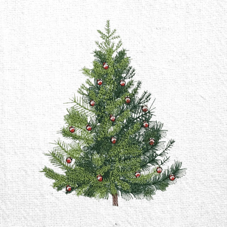Traditional Xmas Embroidery Pattern