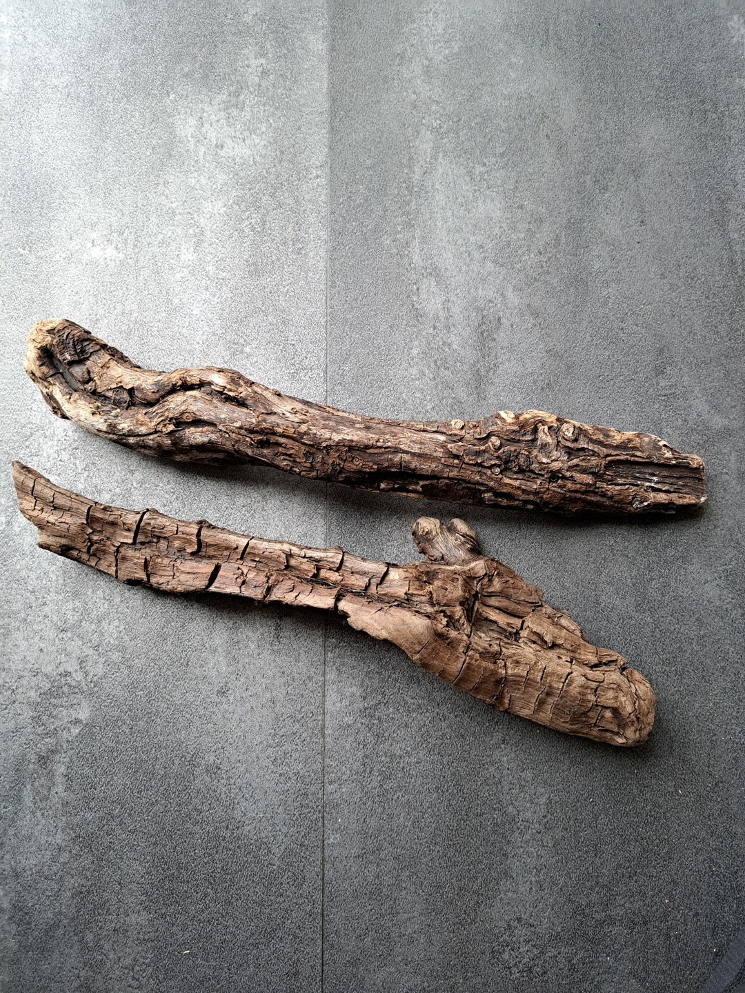 Two Large Driftwood Decorative Driftwood Home Decor Driftwood Art Coastal Decor Beach Terrarium