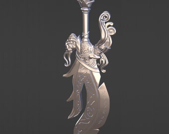 Silkroad Online Giant Barbaric Sword 3D print model