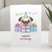Cute Pug Birthday Card Print at Home Pug Clipart Pug Png - Etsy