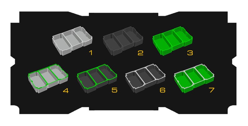 Lid Insert Organizer For Festool Systainer SYS3 M 112 To 437 – Tanos Compatible