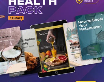 Pakiet resellerski e-booków o zdrowiu: Metabolizm, Olej kokosowy, Zdrowie holistyczne, Sokowanie (licencja PLR na odsprzedaż)