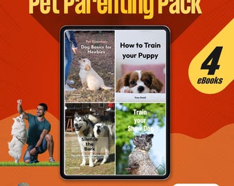 Pakiet e-booków „Pies i opieka nad zwierzętami”: Poradniki dla opiekunów zwierząt (4 e-booki – licencja PLR)