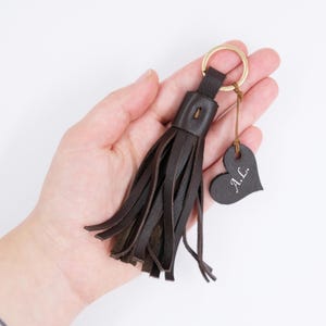 Personalized Gift For Her - Mother&#39;s Day Gift - Fringe Keychain - Tassel Keychain - Bag Charm - Pendant