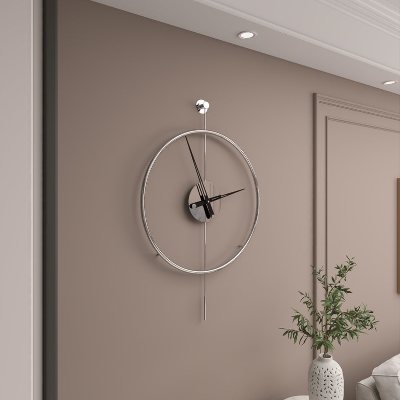 Modern Wall Clock, Modern Wall Clocks,Decoration Wall,Home Clock,Office Wall Clock,Office Clock,Modern Chrome,Modern Clock,Wall Decor,Modern image 7