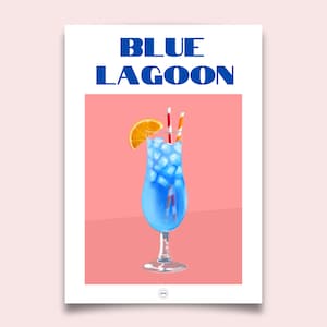 Blaue Lagune-Plakat