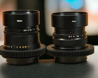 Lens Bundle 58mm, 37mm - Helios 44-2 & Mir-1V 1B with any adaptor on your choice