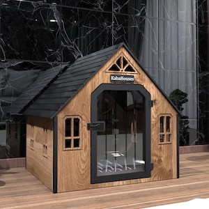 Farm Dog House / Dog Barrel / Dog Kennel / Dog Crate / Dog House / Indoor Dog House / Dog Bed Large Dogs / Dog Crate Furniture / Dog Bed