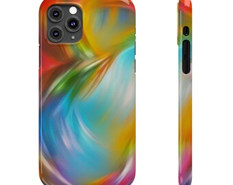 Funda abstracta para iPhone: protección elegante, diseño único