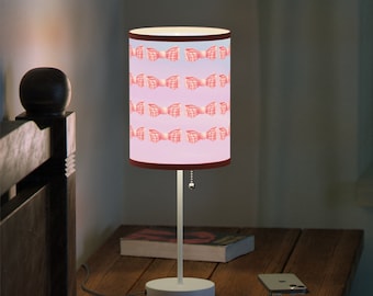 Coquette home decor, Charming Ribbon design Table Lamp - Small, Custom Color Combinations for Cozy Home Aesthetics, beautiful accent, love