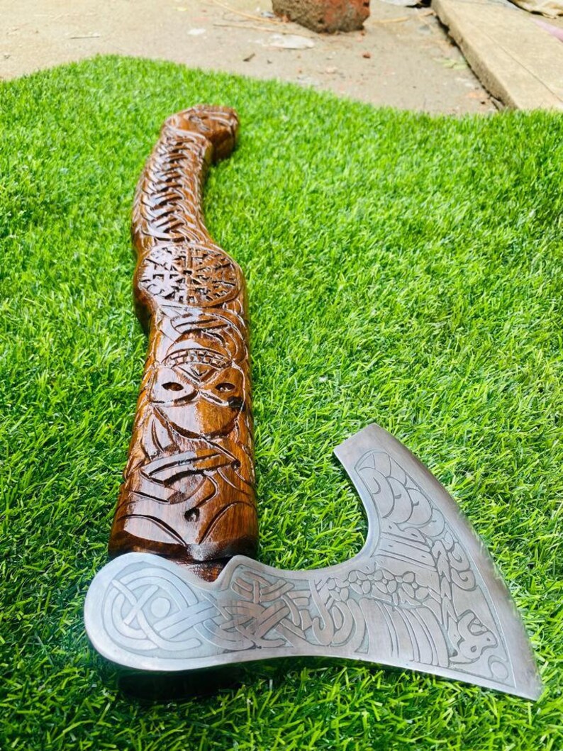 Custom Hand Made Skull Lover Axe for Sale Skull Lovers Etsy