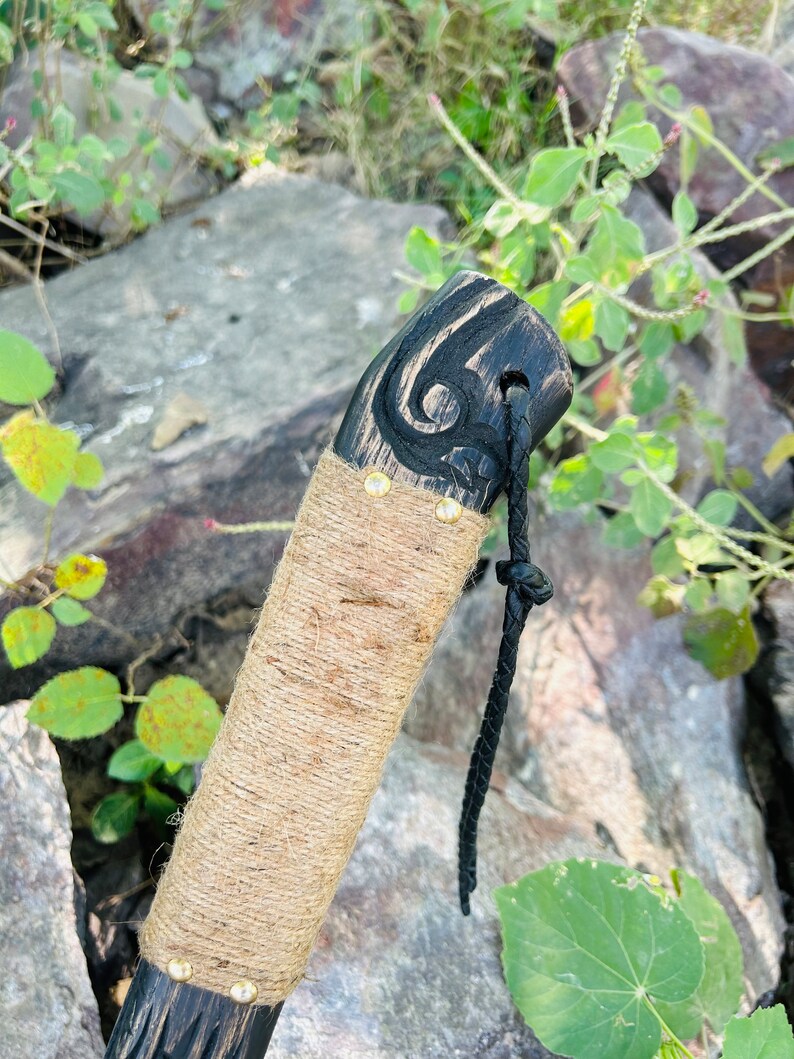 Handcrafted Viking Battle Axe - Custom Design main image 1