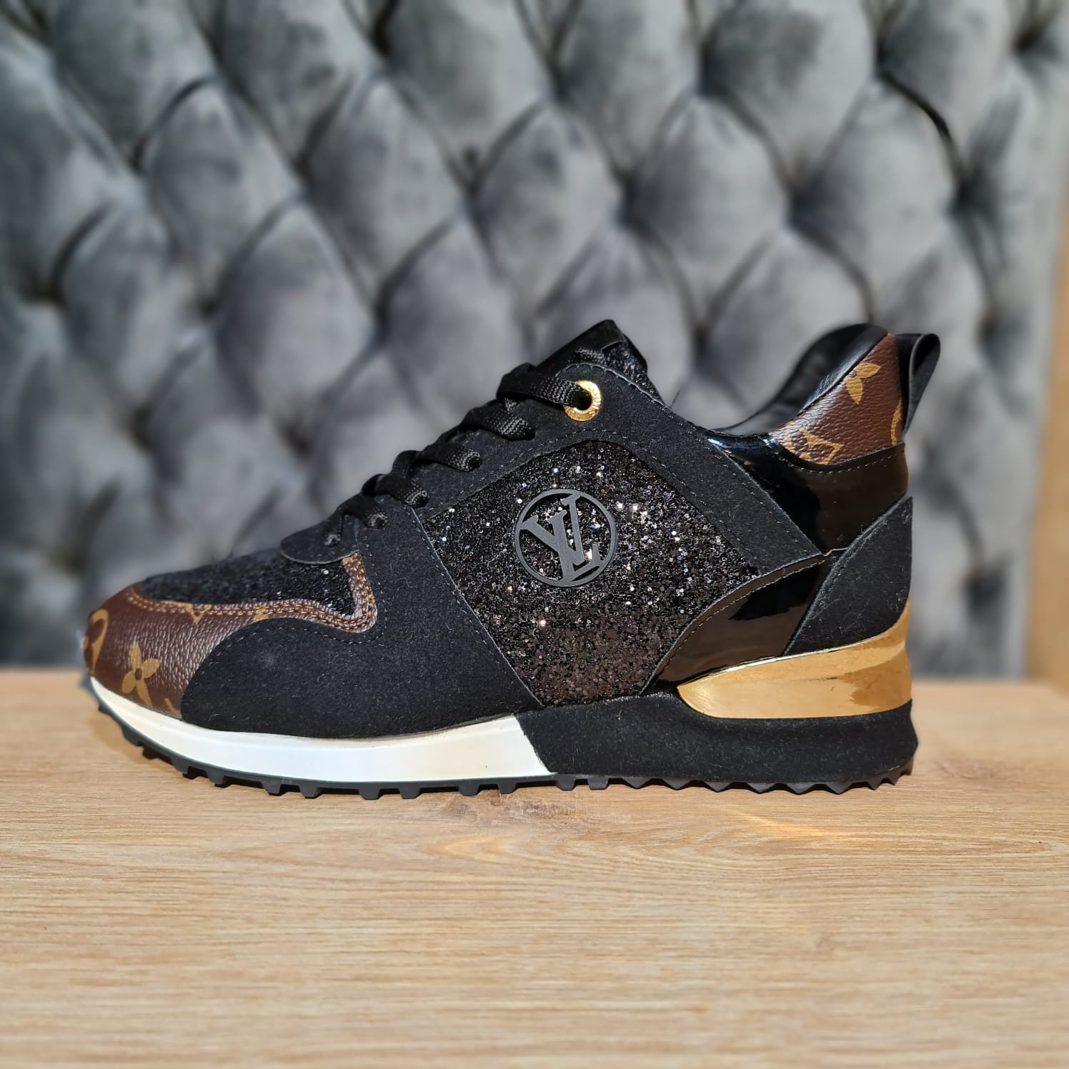 Tenis Louis Vuitton Run Away Negros Envio Gratis