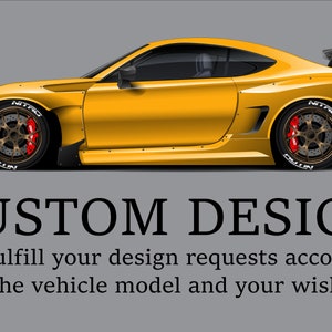 Custom Design Car Wrap, Car Foil Design