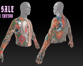 Yakuza Torso Tattoo