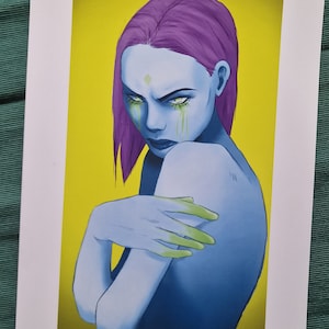 Illustrazione/Stampa di alta qualità / Foglio d'arte anime carino / Disegno
