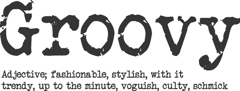 SVG Groovy Definition - Etsy