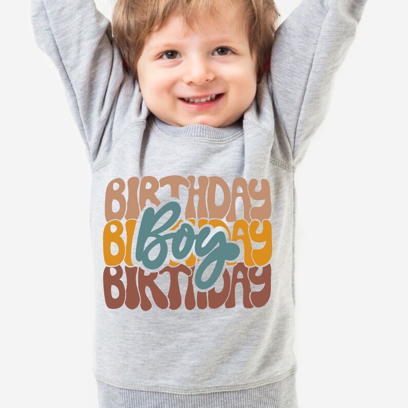 Birthday Boy, Retro Birthday Boy Shirt, Groovy Birthday Boy PNG, Retro