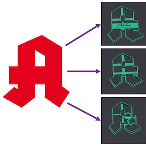 Personalisierbare Ausstecher / Förmchen mit Wunschlogo oder Motiv Bild 2