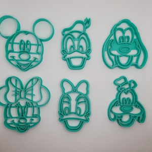 Disney Mickey Mouse Cookie Cutter Mold Cookie Cutter Minnie Donald Daisy Goofy Pluto