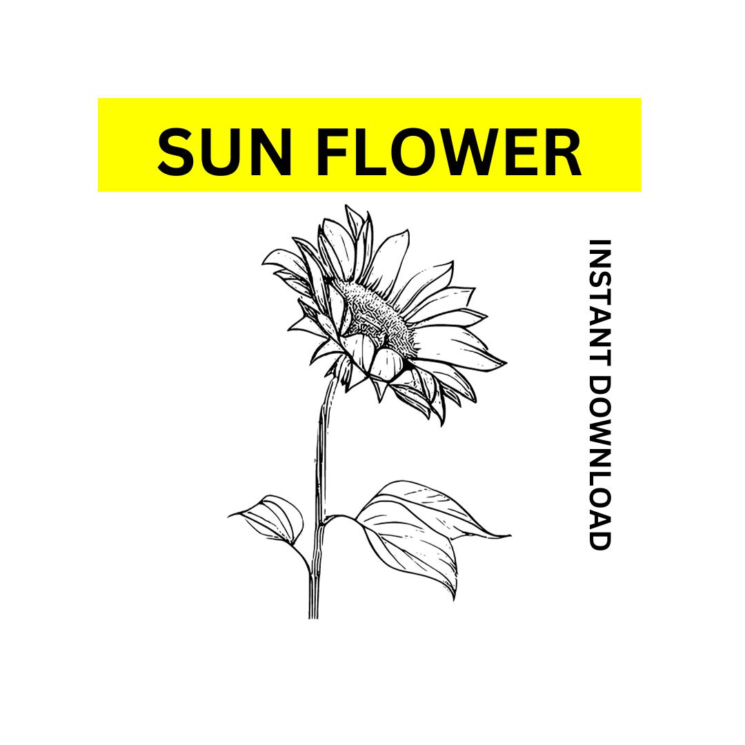 70 Sun Flower Coloring Pages| for Kids and Adult Coloring Pages| Cute ...