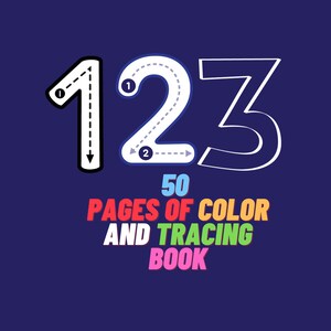 Coloring Pages For Kids| Coloring Pages| Cute Coloring Pages| Coloring Pages For Adults|  Digital Download| 50 Pages| Color And Tracing