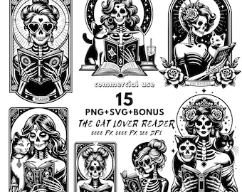The Reader Svg | Tbr Svg Png | Spicy Smut Romance Fantasy Book Png | Booktrovert Svg | Book Tarot Card Svg | Funny Book Svg | Bookish Svg
