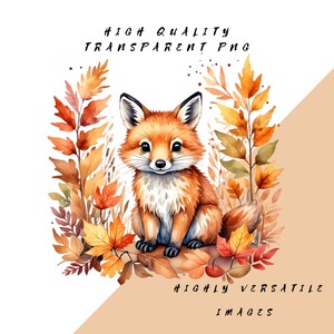 Forest Animals Clipart | Fall Decor | Autumn Holiday | Digital ...