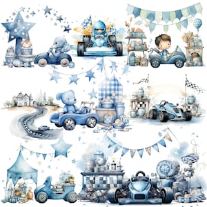Vintage schattige auto's aquarel | Vintage raceauto | Raceauto-clipart | Autokinderkamer voor zoon | Raceauto, png-bestand | Raceauto, png | Direct downloaden |