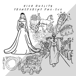 Élégant champagne Illustration - Clipart fête de mariage - téléchargement numérique - Design fantaisiste