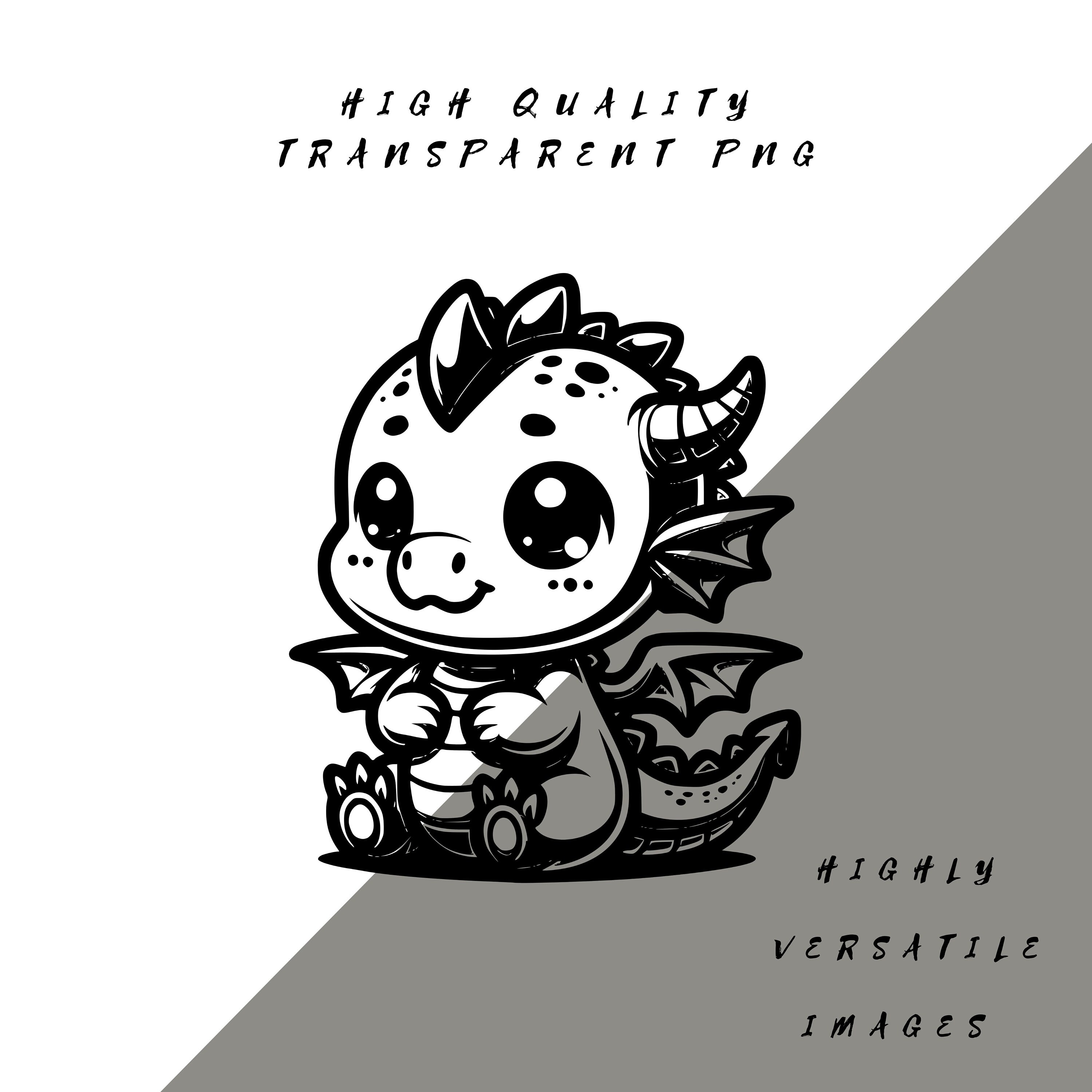 Baby Dragon Clipart Bundle | Mythical PNG SVG (digital Download) - Etsy
