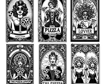 Funny Tarot Card Bundle PNG - Snarky Skeleton - Witchy Tarot - Adult Humor Digital Download
