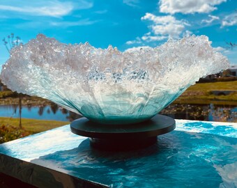 Made to Order: Sculpted Beach Wave Resin Bowl