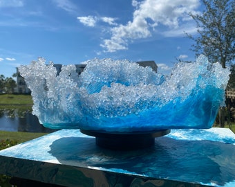 Made to Order: Sculpted Beach Wave Resin Bowl