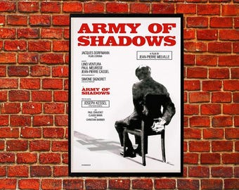 Armia Cieni (1969) plakat filmowy wydruk sztuka dekoracja ścienna