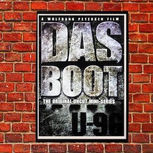 Das Boot (1985) movie film poster print art wall decoration