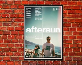 Plakat filmowy Aftersun (2022) dekoracja ścienna do druku artystycznego