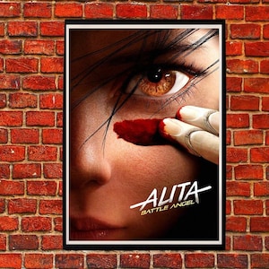 Alita Battle Angel (2019) movie film poster print art wall decoration