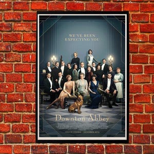 Downton Abbey (2019) affiche de film impression art décoration murale décoration murale