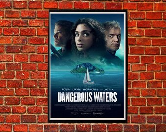 Niebezpieczne wody (2023) plakat filmowy wydruk sztuka dekoracja ścienna